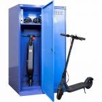 Armoire casiers alimentÃ©s pour trottinettes Ã©lectriques E-Scoot