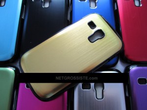 Lot Coques aluminium brossé galaxy S3 mini