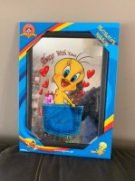 Cadre miroir Titi et Taz des Looney Tunes Warner Bros