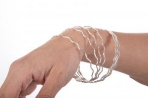 Bracelet Jonc Argent Massif