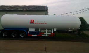 Semi-remorque pour citerne gpl de 58.1m3