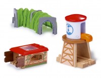 Lot de 3 Accessoires pour Trains Miniatures