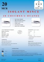 Isolant réflecteur 20 couches