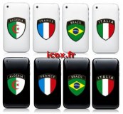 Coque Housse drapeau coupe du Monde pour iPhone