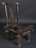 Tabouret ou chaise Baoulé