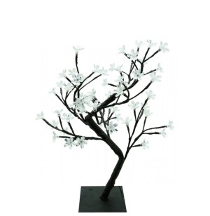 Arbre lumineux d'intérieur blanc - 48 leds - décoration lumineuse