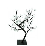 Arbre lumineux d'intérieur blanc - 48 leds - décoration lumineuse