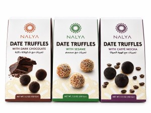 Destockage dattes aux truffes - café Mocha, sesame, chocolat noir