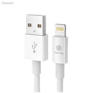 Lot câbles usbc _ Lightning et usba - charge et synchronisation-