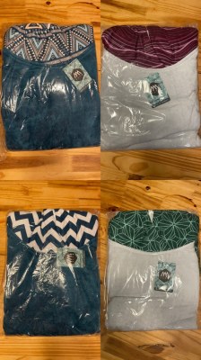 Lot de ponchos serviettes