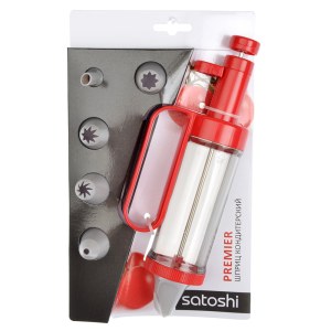 Cake decorator set 7pcs, plastic SATOSHI