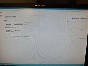 Lot de 7 Serveurs Lenovo RS140 Thinkserver/ 3 ibm X3650 M2/ Windows server 2012 activée...