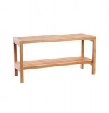 Etagère 2 niveaux multi usages en bambou