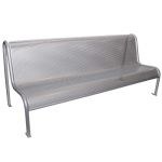 Banc tÃ´le perforÃ©e galvanisÃ© Menton