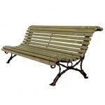 Banc lattes bois brut Le Sen