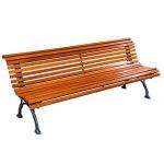 Banc jardin public La Baule
