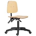 SiÃ¨ge technique bois Ã  roulettes