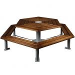 Table pique nique Hexagonale