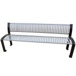 Banc public acier Toctoucau