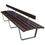 Banc public double assise Chablis