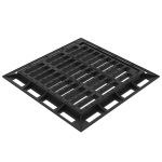 Grille fonte rabattable avec cadre