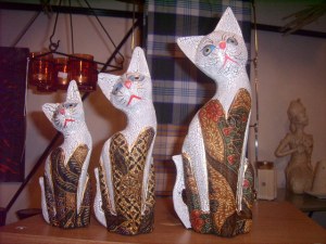 Lots de chat de deco