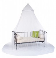 Ciel de lit - moustiquaire à suspendre - ivoire - linge de chambre