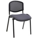 Chaise tissu - dossier rÃ©sille Luke