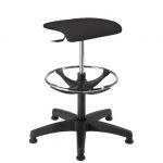 Tabouret ergonomique tissu