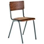 Chaise LÃ©a style industriel