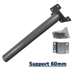 Support mural pour Candélabre / Lampe de rue et parking - Diamètre 60mm