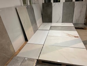 Carrelage grand format 60x120 cm grés cérame rectifié – effet marbre - plusieurs modèles