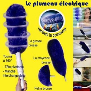 Nouveau : le plumeau electrique, nettoyer sans effort