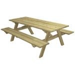 Table pique nique bois Garrigue