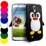Lot Coques Silicone Pingouin Samsung S4