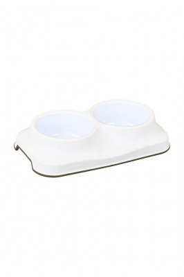 Double gamelle pour animal domestique - 0,8 L- PRODUIT DE QUALITE