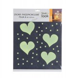 Stickers phosphorescents - planche de stickers lumineux - assorti de m