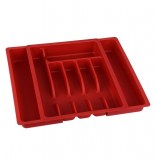 Range couverts extensible - rouge - de 29 à 48 cm