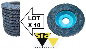 DISQUES à lamelles - SIA-ABRASIVES EN13743 - RPM 12 250
