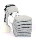Chaussettes de sport en gris uni