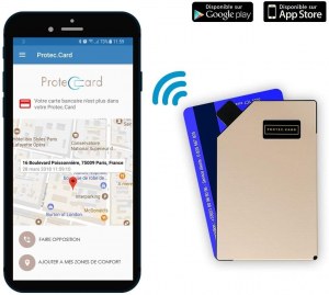 Protect Card L'étui électronique chic et malin qui protège votre carte bancaire connect...