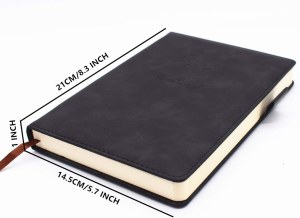 Carnet de Notes Classique Papier à Rayures - Journal Cou-verture Rigide, 8,3 "× 5,7",...