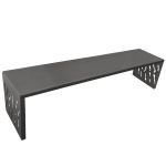 Banquette design acier Sophia