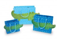 Lot de 3 Sacs en Papier "Crocodile"