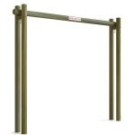 Portique limitation de hauteur bois