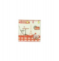 Dessous de verre paris - lot de 4 sous verre antidérapant