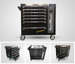 SERVANTE D'ATELIER KRAFTMULLER KM-1748 .7/8 262 PIECES.