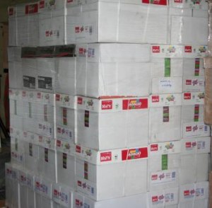 Ramettes de papier couleur