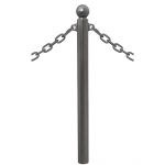 Potelet de ville Ã  chaÃ®ne