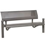 Banc public acier Montrouge